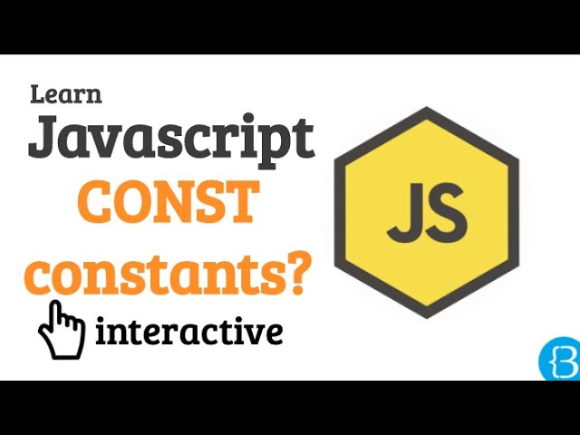 06 What are javascript constants explained - Javascript Beginner Exercises Tutorial Interactive