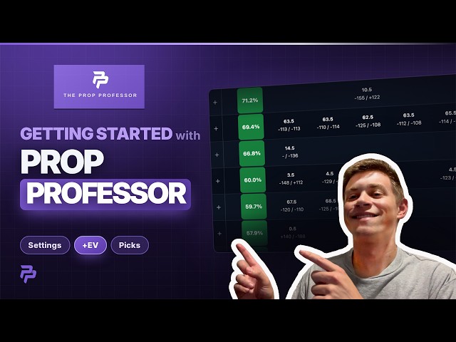 How to Use The Prop Professor +EV Tool -- A Beginner's Guide To A Powerful +EV Platform