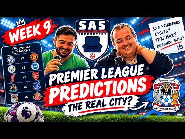 Premier League Week 9 Predictions ⚽🔥 | The Real City?