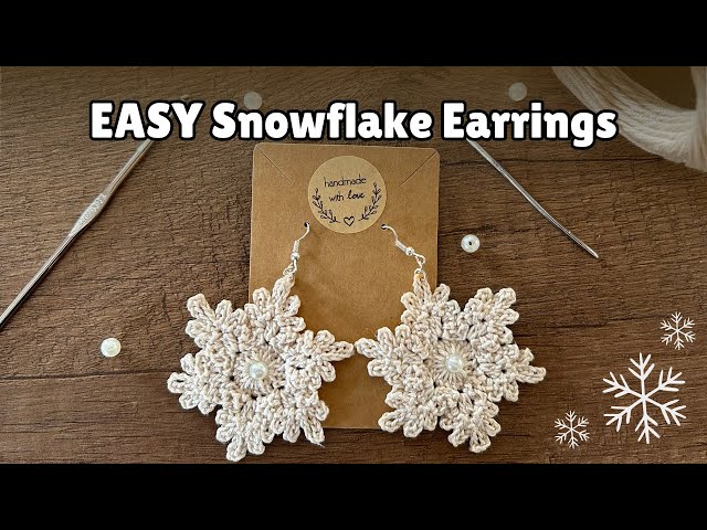 EASY Snowflake Earrings