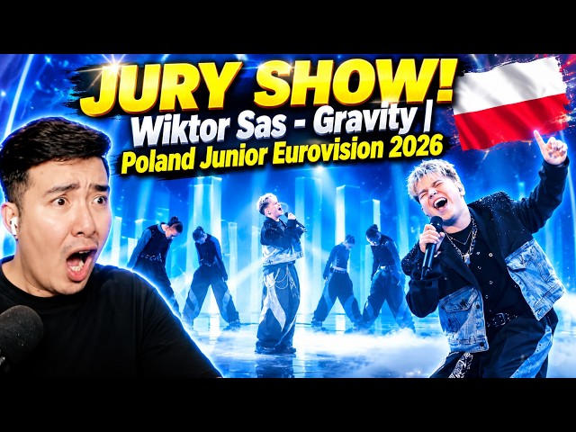 🇵🇱 JURY SHOW! Wiktor Sas - Gravity | Poland Junior Eurovision 2026  | REACTION