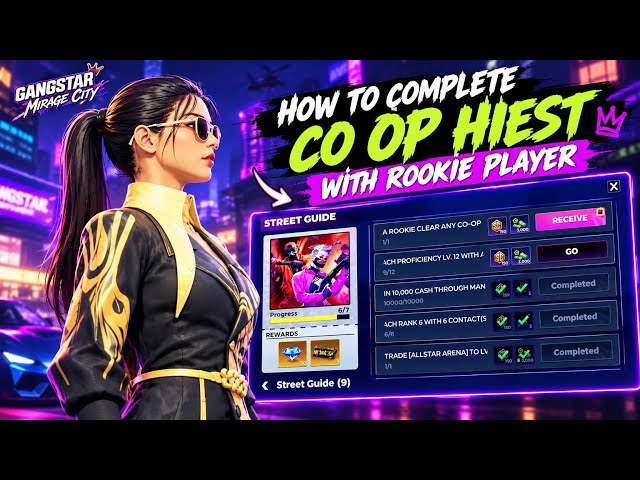 Gangster Mirage City Missions Guide | simple co op Hiest tutorial 