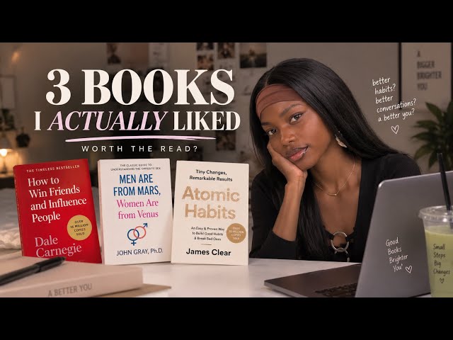 I’ve read a lot of self-help books, but these 3 actually stuck with me.