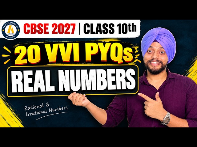 Before Your Maths Board Exam, Solve These 20 Real Numbers PYQs!