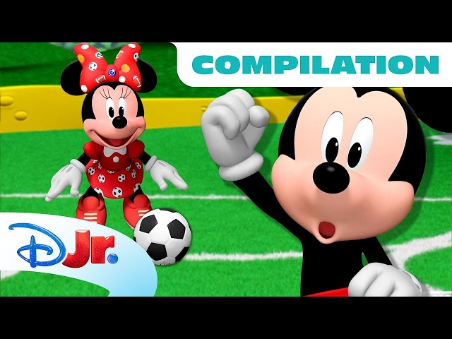 Me & Mickey: Let's Play Sports Compilation! 🐭⚽️ | 20 Minutes | Disney Jr.