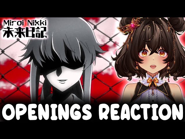 First Time Reacting To MIRAI NIKKI | FUTURE DIARY Openings (1-3)