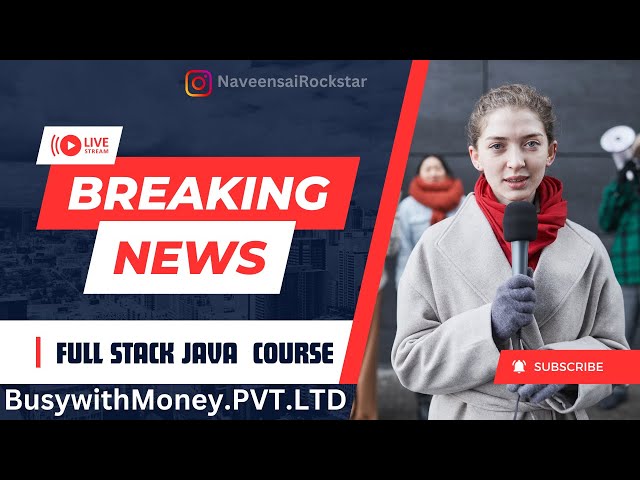 FULLSTACK JAVA DEVELOPER Full Course LIVE 🔴 | Zero to Job-Ready in 2025