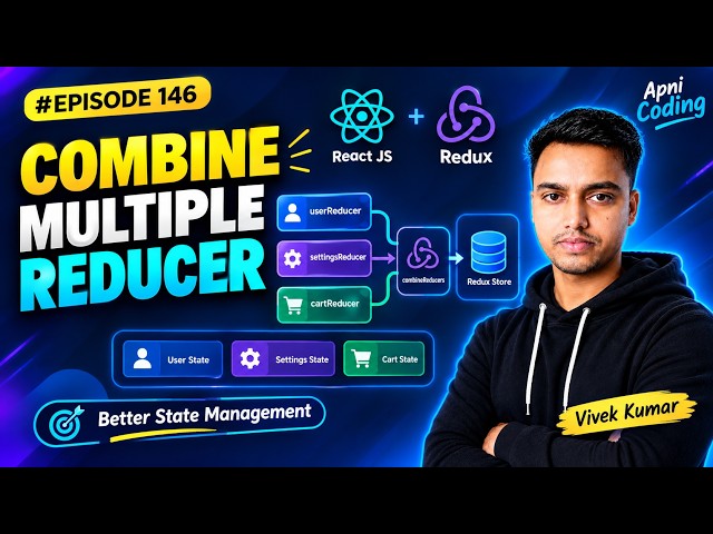 #146 Combine Multiple Reducers in Redux | React Redux | Redux in React JS | Actions | Reducers~Store