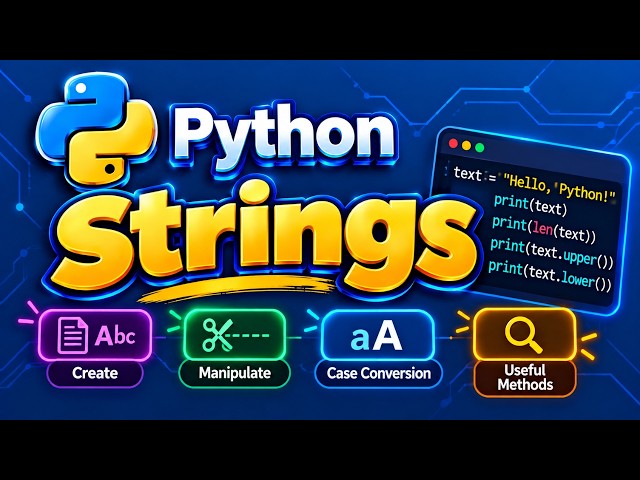 Python Strings Explained | Strings in Python for Beginners