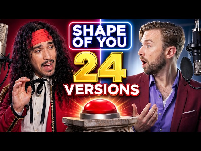 24 Genres. Two Artists. One song - Shape of You Ed Sheeran