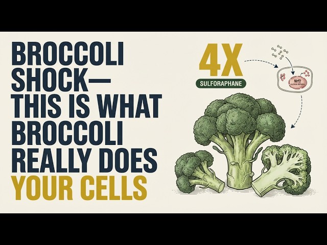 BROCCOLI SHOCK : WHAT REALLY HAPPENS INSIDE YOUR CELLS AFTER YOU EAT IT
