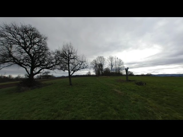 fpv drone flight in VR180-3D
