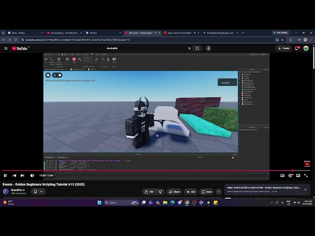 day 6 of trying to learn scripting/coding roblox luau and might animate.