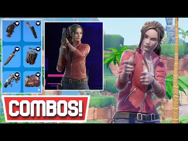 BEST CLAIRE REDFIELD SKIN COMBOS! | Fortnite
