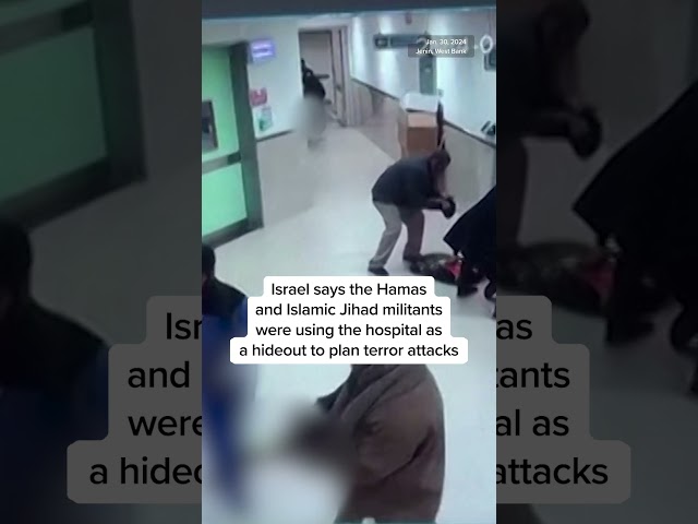 Israeli troops in heavy disguise raided a hospital in West Bank