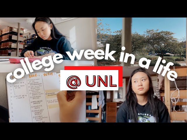 TYPICAL COLLEGE WEEK IN MY LIFE @ UNL | getting work done 🥱