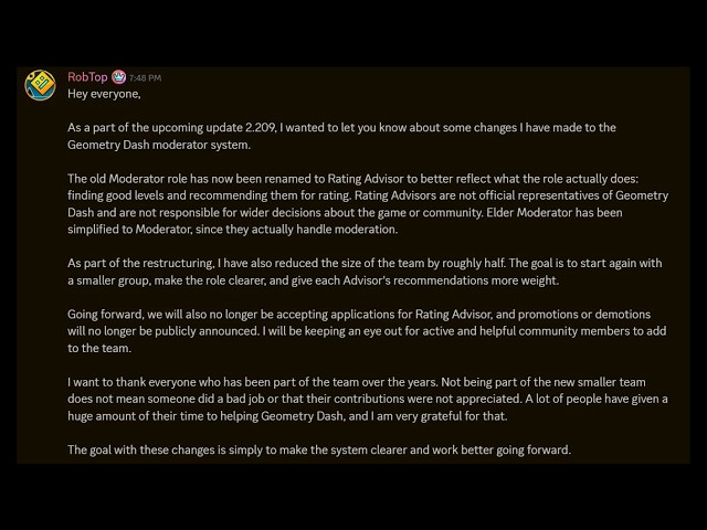 RobTop Made His Worst Decision Yet