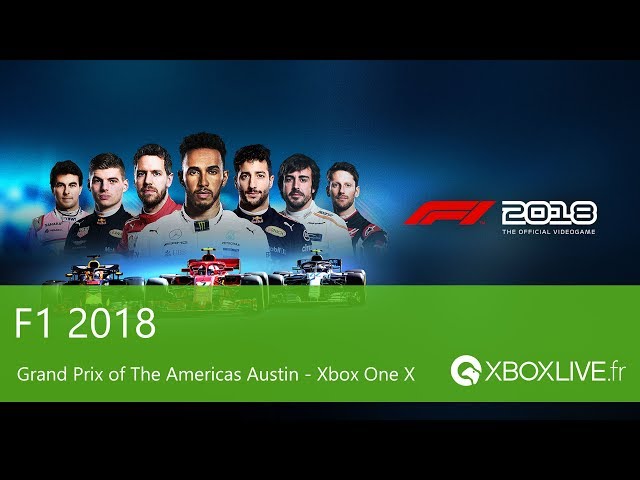 [4K HDR ] F1 2018 | Gameplay  Red Bull Grand Prix of The Americas Austin Xbox One X