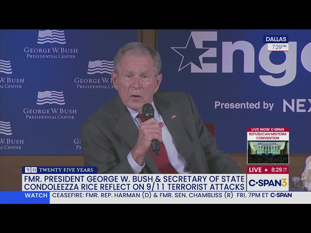 Former President George W. Bush Reflects 25 Years Later on 9/11 Attacks