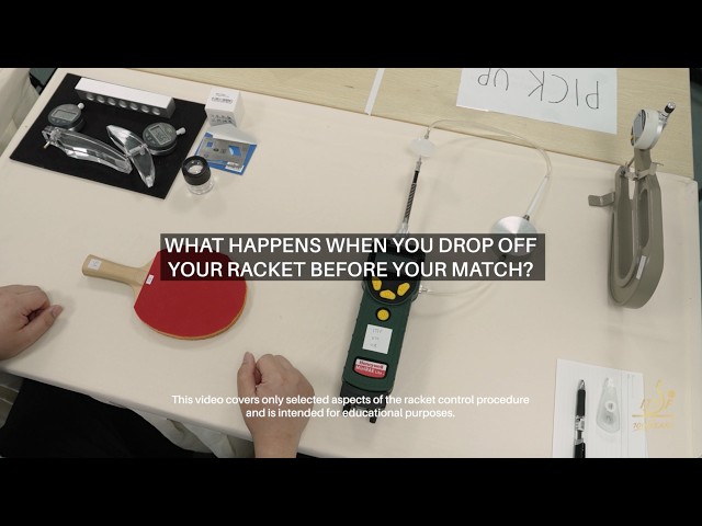 Table Tennis Racket Control Explained: What Happens Before & After a Match