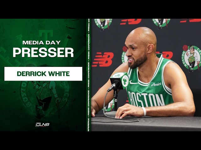 Derrick White Ready to Move Past Shooting Struggles | Celtics Media Day