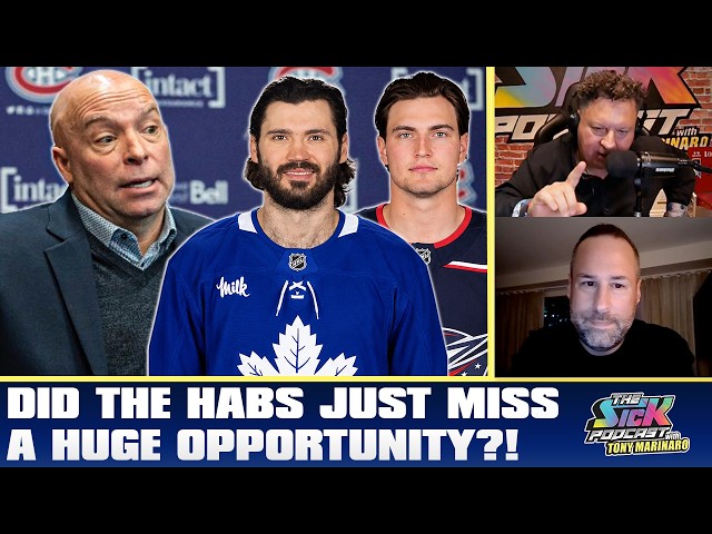 Did The Habs Just Miss A Huge Opportunity?! | The Sick Podcast with Tony Marinaro September 28 2026