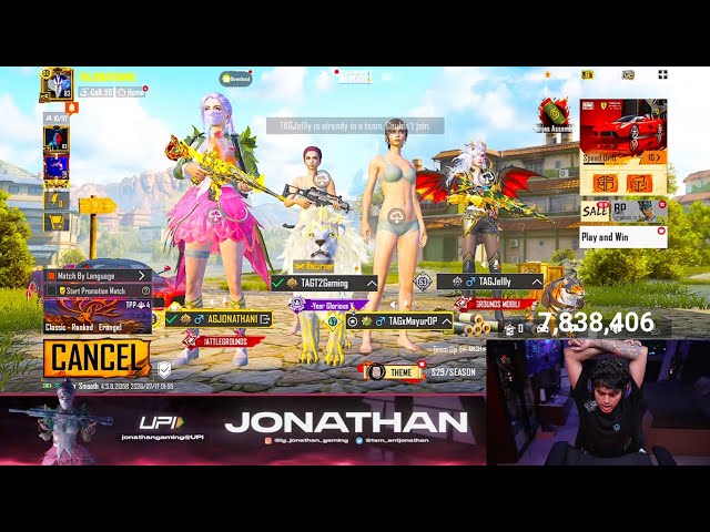 🔥30 kills 4.5 New Update😱|| Jonathan New Best Aggressive Gaming & Cluthes || #jonathangaming 🔥