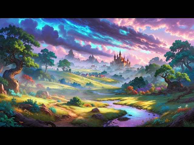 Fantasy Castle Magical Valley Seamless Loop 4K No Copyright