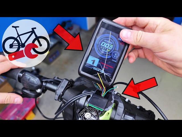 Bicycle repair after a head-on impact with a scooter at 50 km/h.