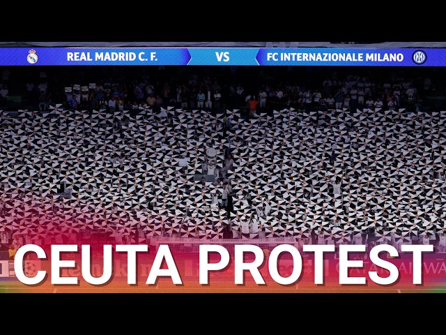 Real Madrid game erupts in protest as thousands of fans protest illegal invaders in Ceuta