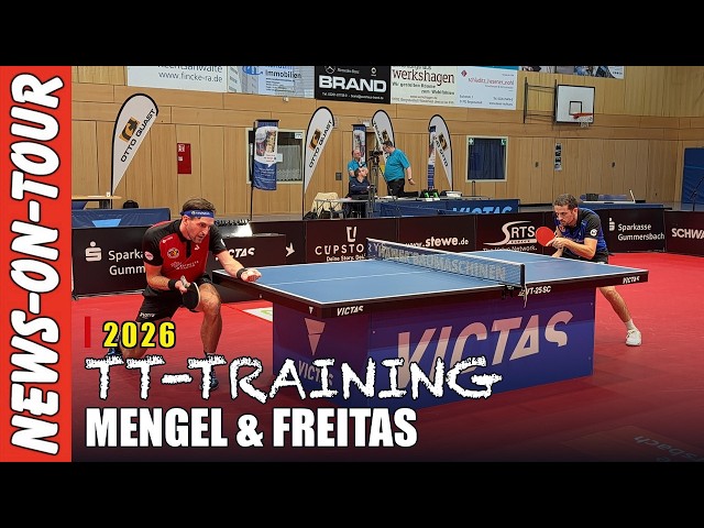 Steffen Mengel & Marcos Freitas: table tennis training 2026