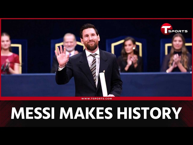 When Lionel Messi received the 2026 Princess of Asturias Award for Sports 👏