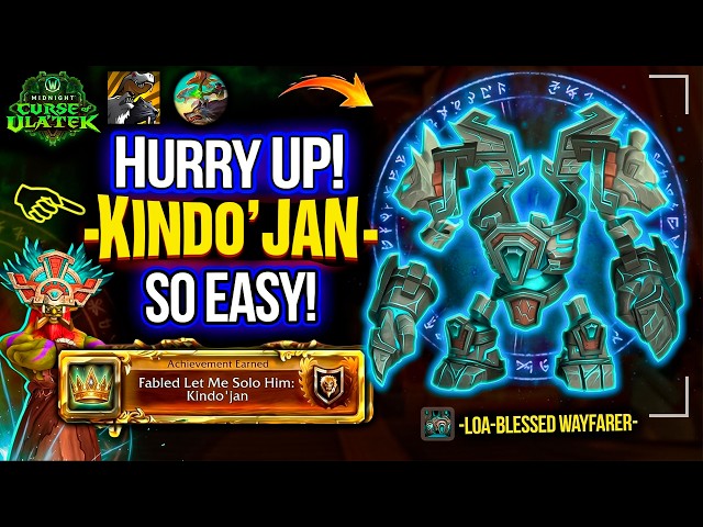 HOW to DEFEAT KINDO'JAN in 2 Minutes! (literally) FABLED LET ME SOLO HIM GUDIE | BM HUNTER
