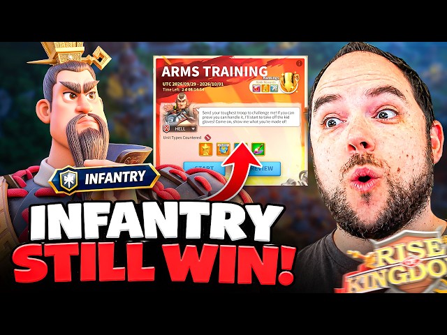Arms Training Guide to 1st [skill order & trick for top ranks] Rise of Kingdoms