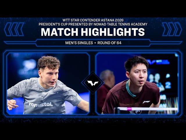 Darius Movileanu vs Fang Bo | MS R64 | #WTTAstana 2026