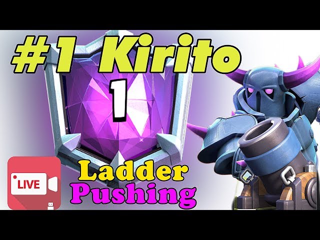 Kirito 6753 Live Ladder Push | Mortar PEKKA Too Strong!