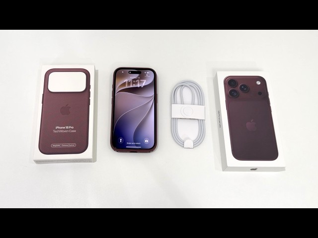 iPhone 18 Pro Unboxing: Burgundy!