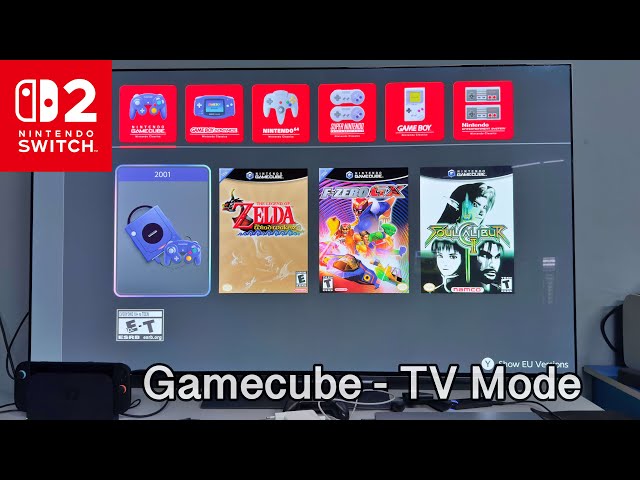 Nintendo Gamecube Nintendo Switch 2 dock mode gameplay | 4K TV