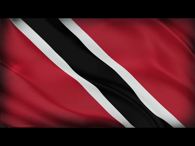Trinidad and Tobago Flag Waving | 1 Hour Seamless Loop | 4K HD
