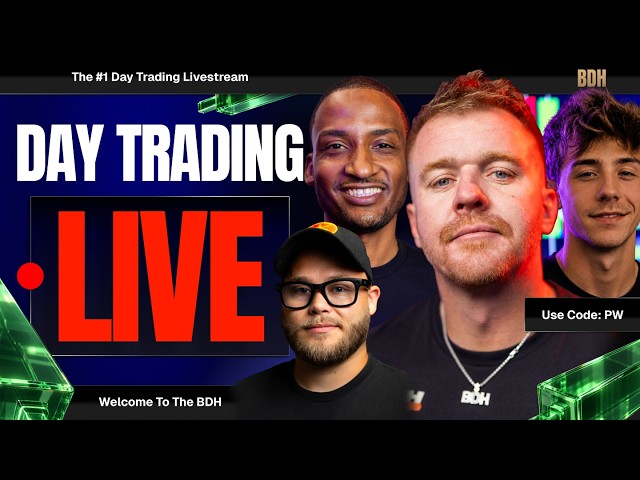 LIVE DayTrading! #1 Watched Futures Trading Show!