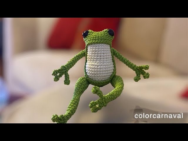 CROCHET BEAUTIFUL LEGGY FROGGY LEVEL 2 VIP PATTERN