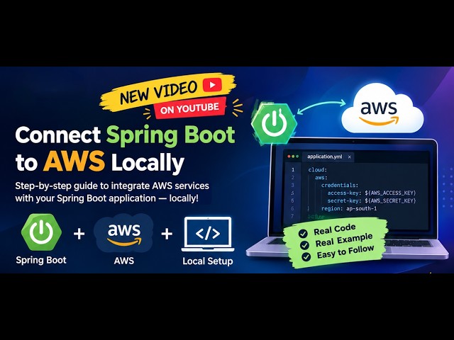 How to Connect Spring Boot to AWS Locally | Step-by-Step Guide #coding #programming