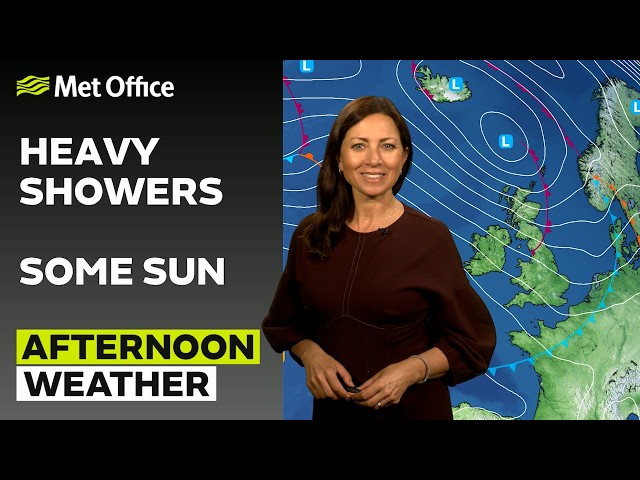 17/09/2026 - Heavy rain clearing with showers - Afternoon Weather Forecast UK-Met Office Weather