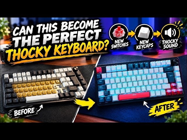 Three details away from being the perfect thocky Keyboard!