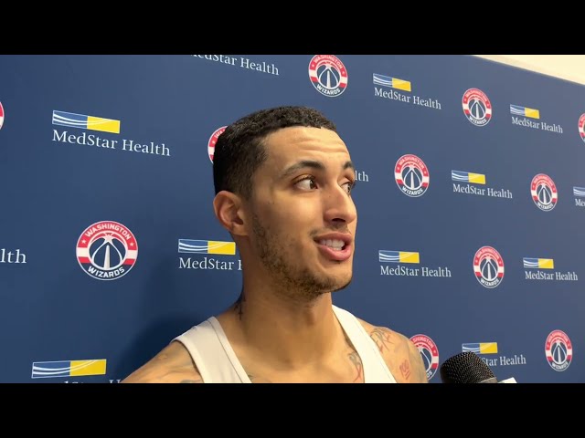 Kyle Kuzma and Daniel Gafford after Washington Wizards practice 10/5/2022