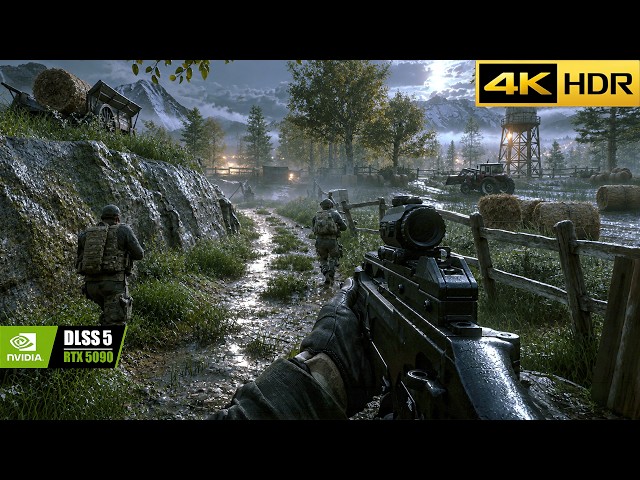 DLSS 5 Call of Duty 4 Modern Warfare | ULTRA Realistic Graphics Gameplay RTX 5090 4K 60FPS