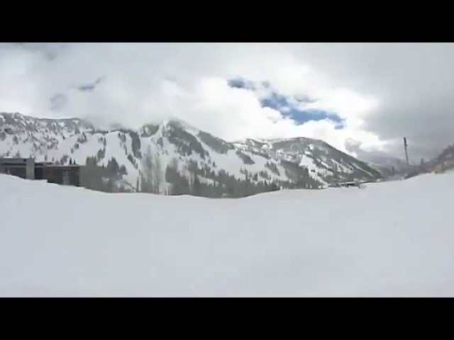 Spring Snowfall 360 degrees