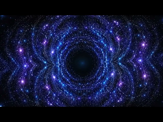Blue Starfield VJ Loop | Cosmic Galaxy Tunnel Visual