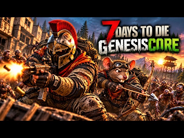 These Zombie Hordes Are LEARNING From Us! | 7 Days to Die GenesisCore
