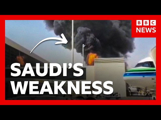 Why do missiles keep falling on Saudi's Riyadh Airport? | BBC News